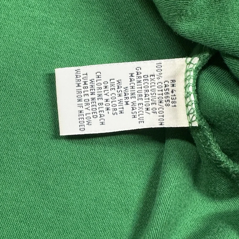 Polo Ralph Lauren Custom Fit Long Sleeve Polo Shirt Green XL Cotton Pony